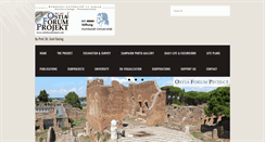 Desktop Screenshot of ostiaforumproject.com